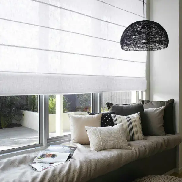 Roman blinds from IndesignBlind dress windows with sophistication. See our range.