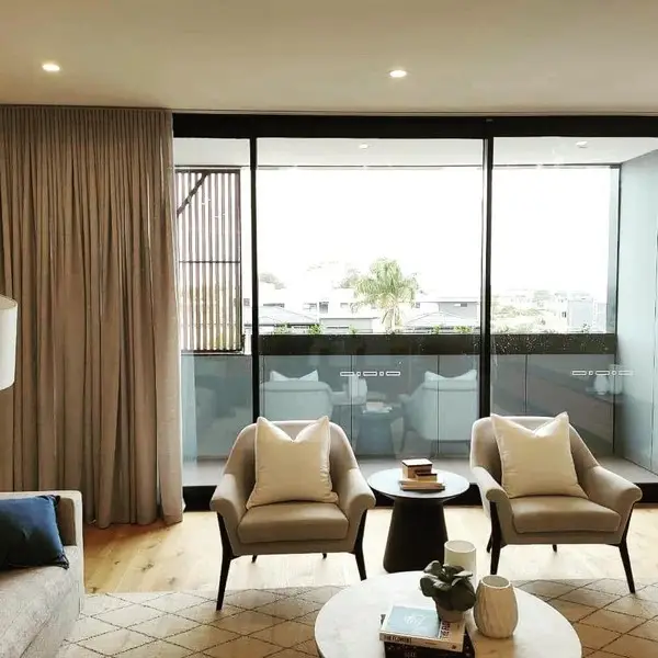 Motorized roller blinds and curtains | Our works InDesign Blinds Motorized roller blinds and curtains