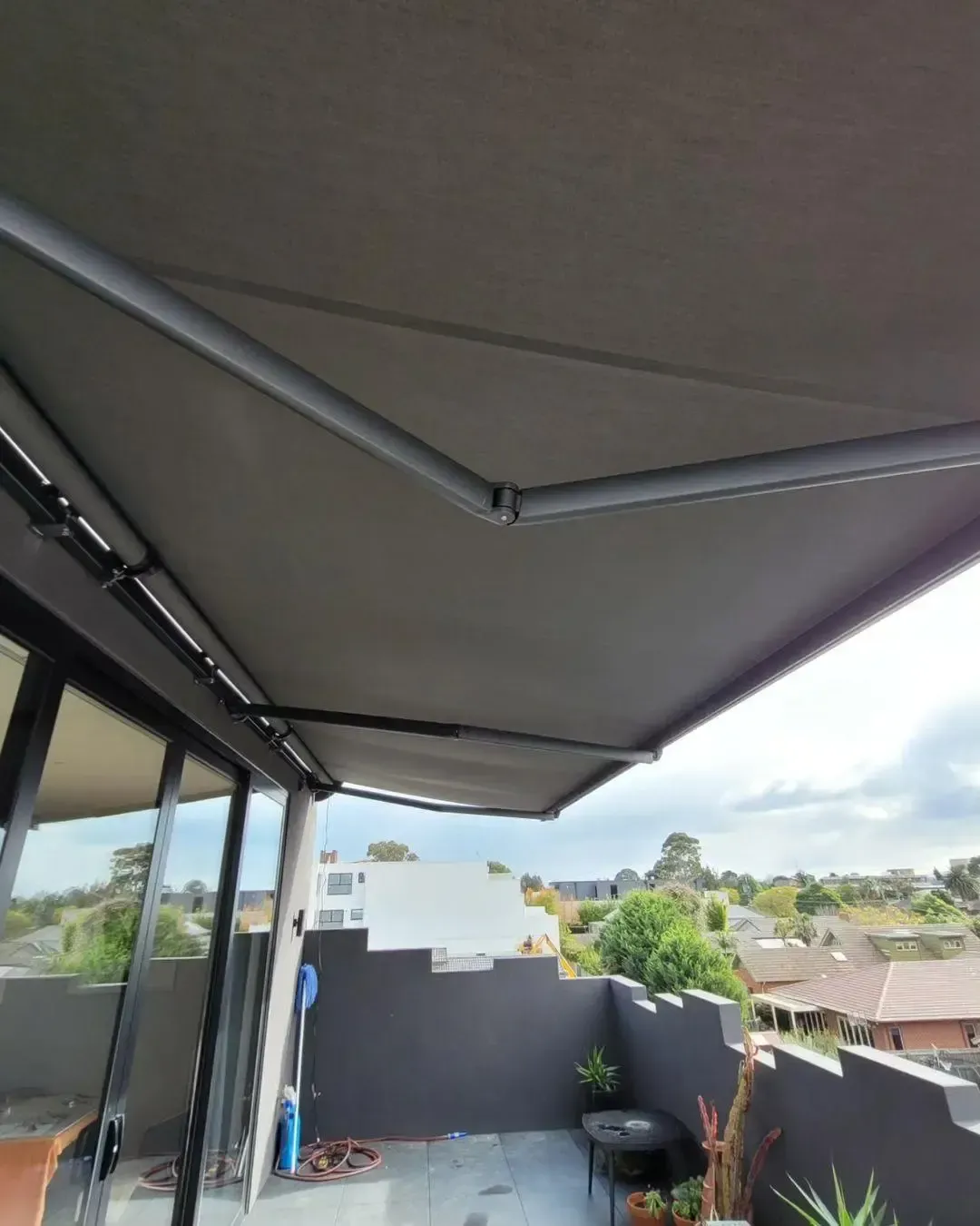 Installed a very large awning