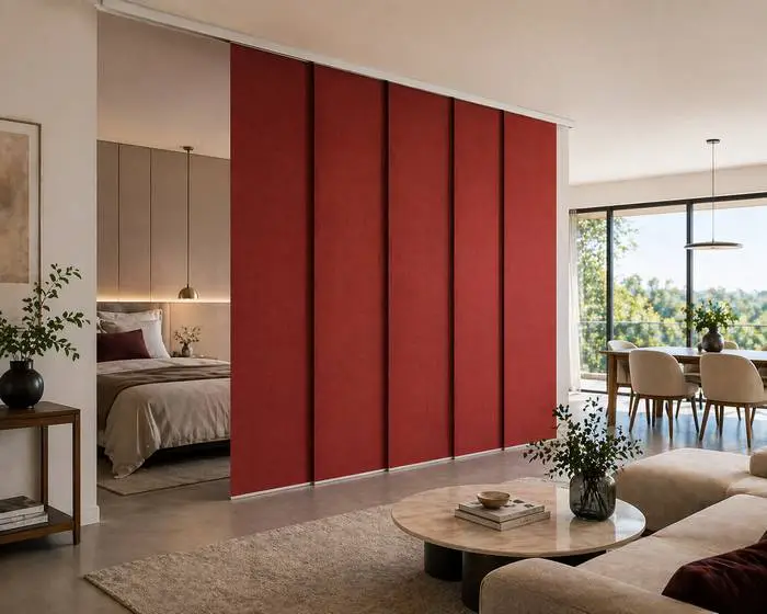 Panel Blinds divide space