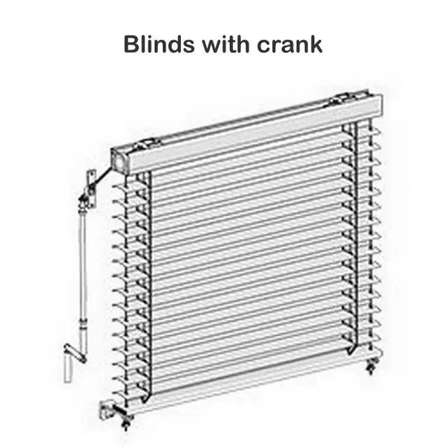 External Venetian Blinds crank