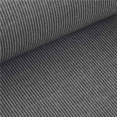 Fabric for external skylight and folding arm awning Dark Grey Tweed