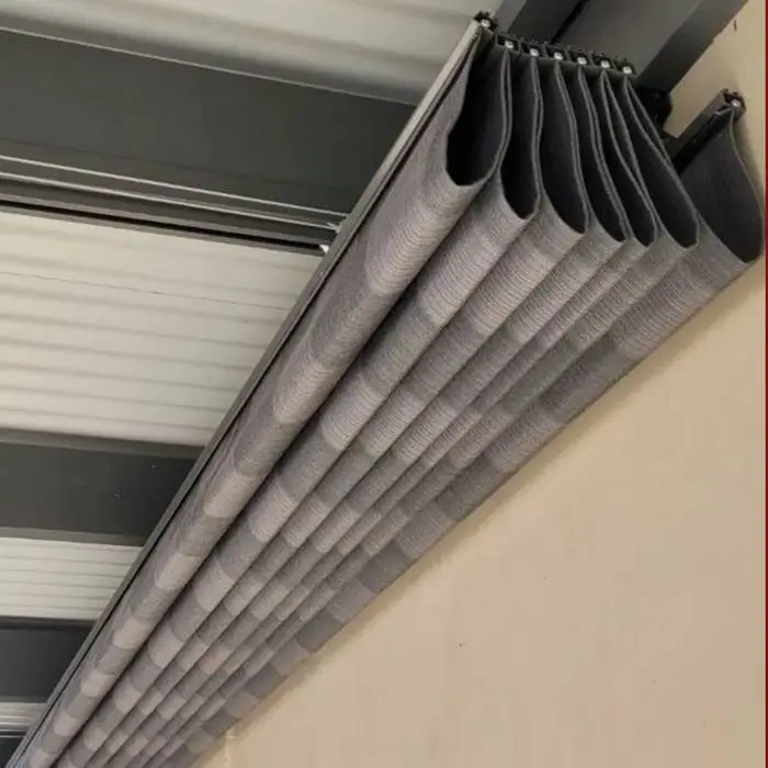 Pleated patio shading system Video Review - IndesignBlinds Melbourne