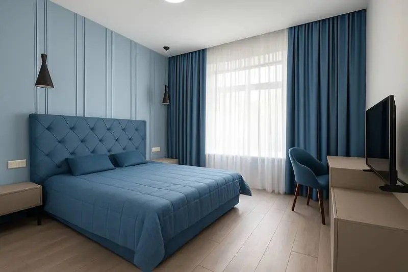 double curtain layers