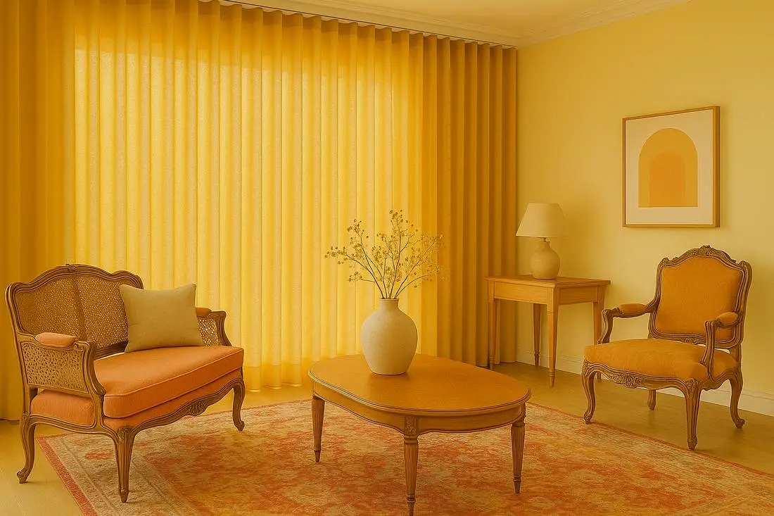 modern s-fold curtains living room