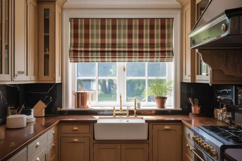 Kitchen Roman Blinds
