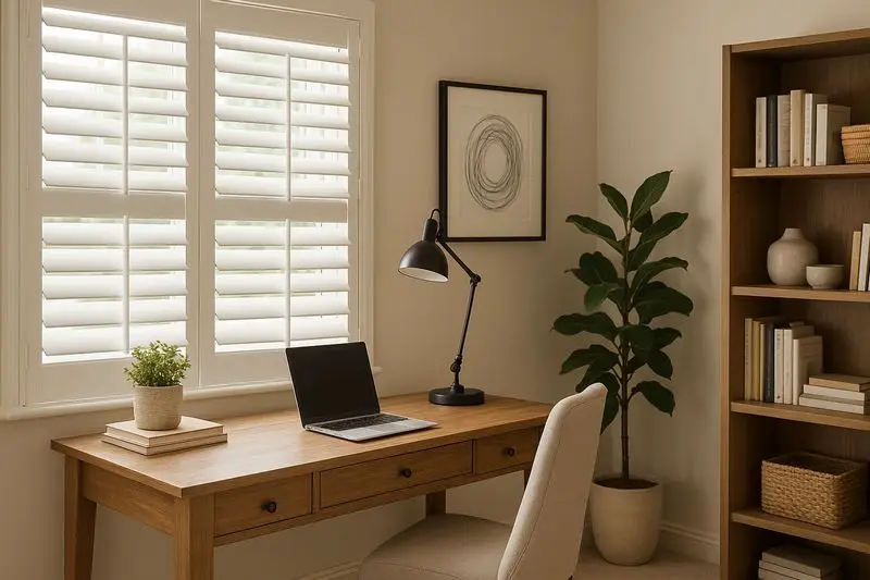 Home Office/Study PVC Shutters